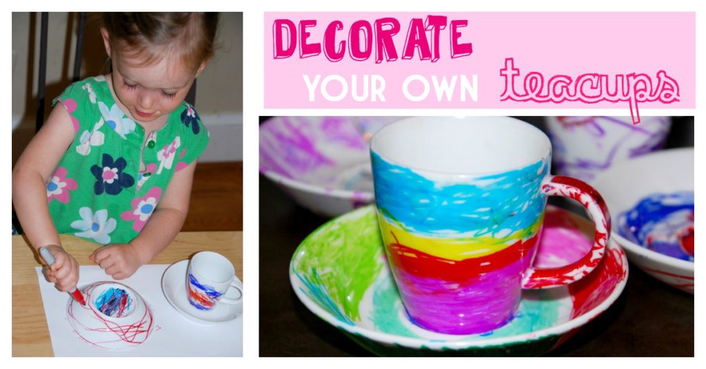 Decorate Your Own Teacups Homegrown Friends