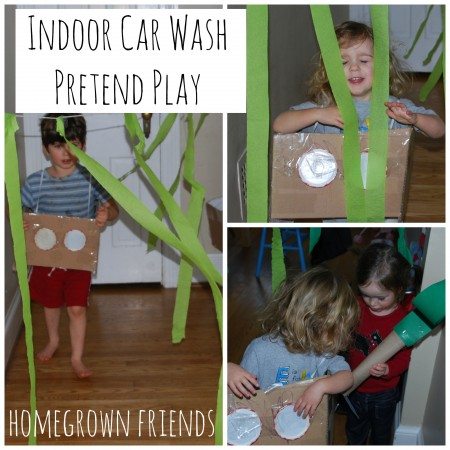 pretend play car wash