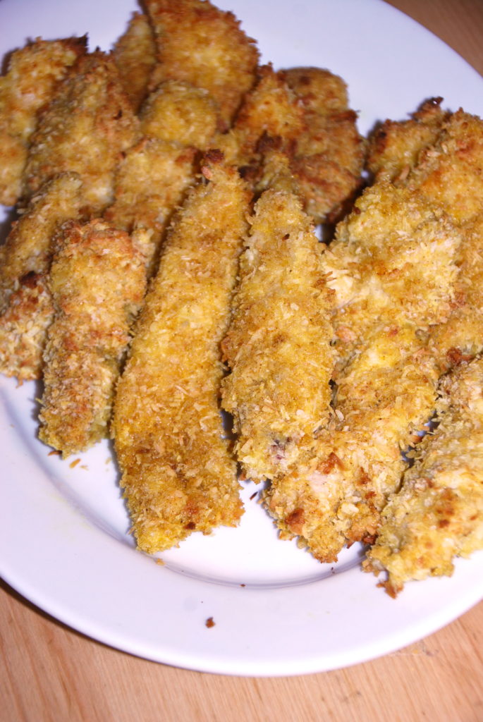 Easy Homemade Coconut Chicken Fingers - Homegrown Friends