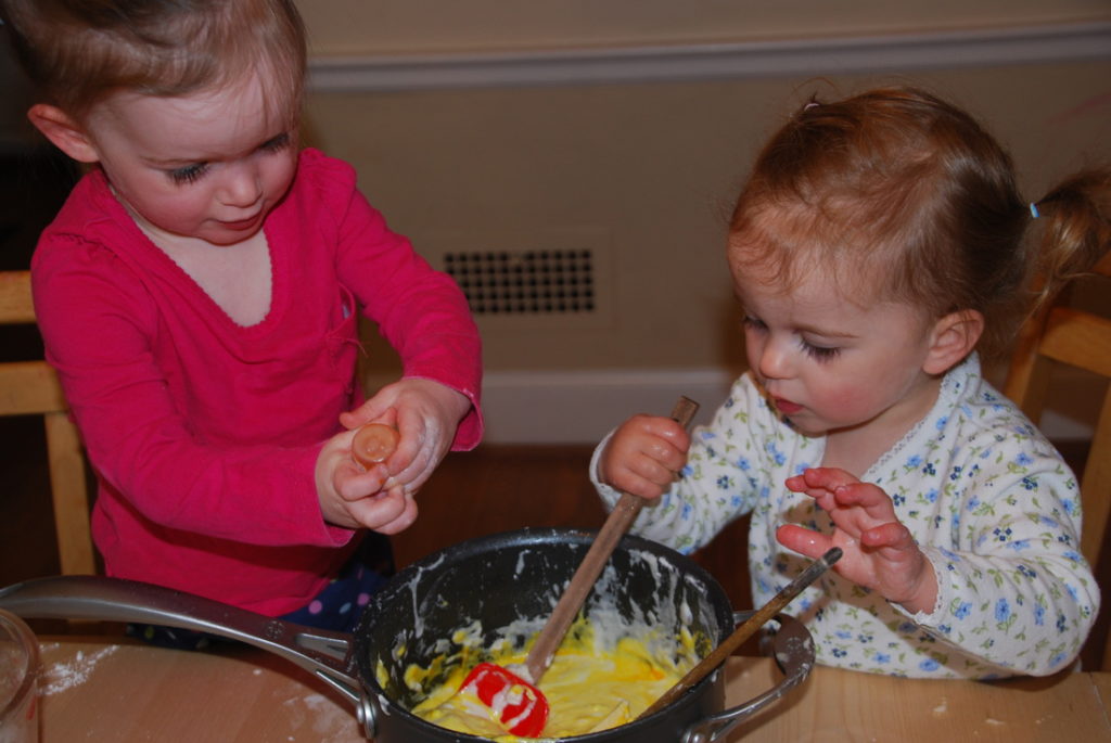 Adding Color To Playdough - Homegrown Friends