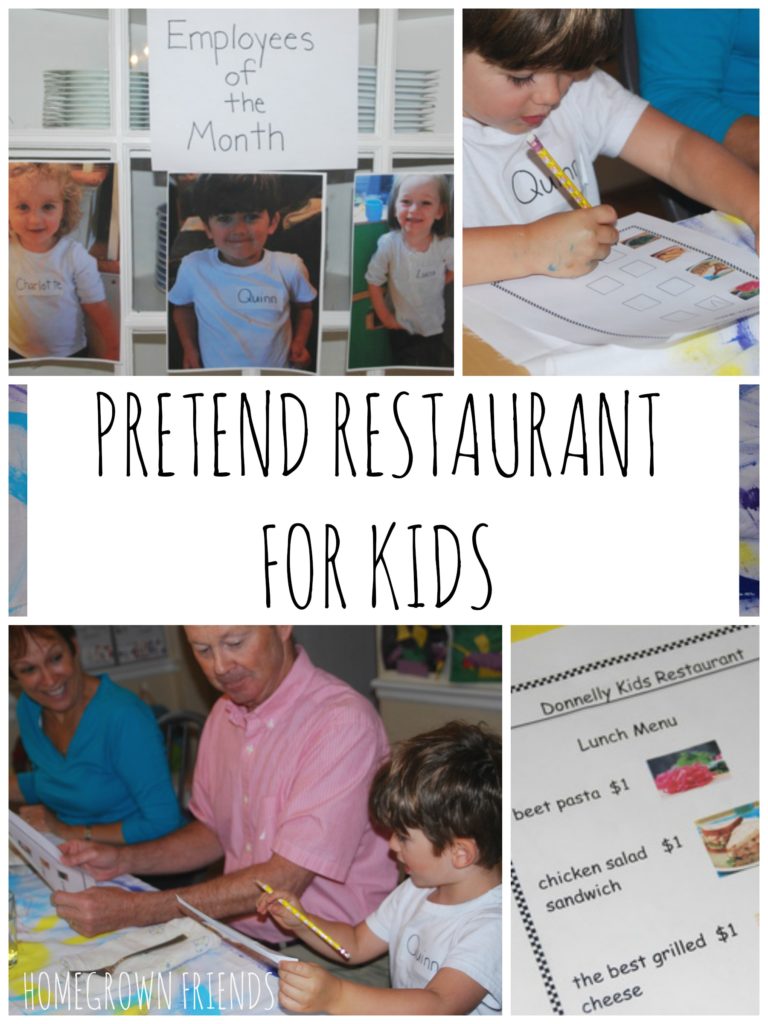 pretend restaurant