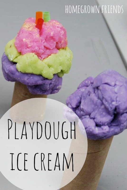 Playdough Ice Cream - Homegrown Friends