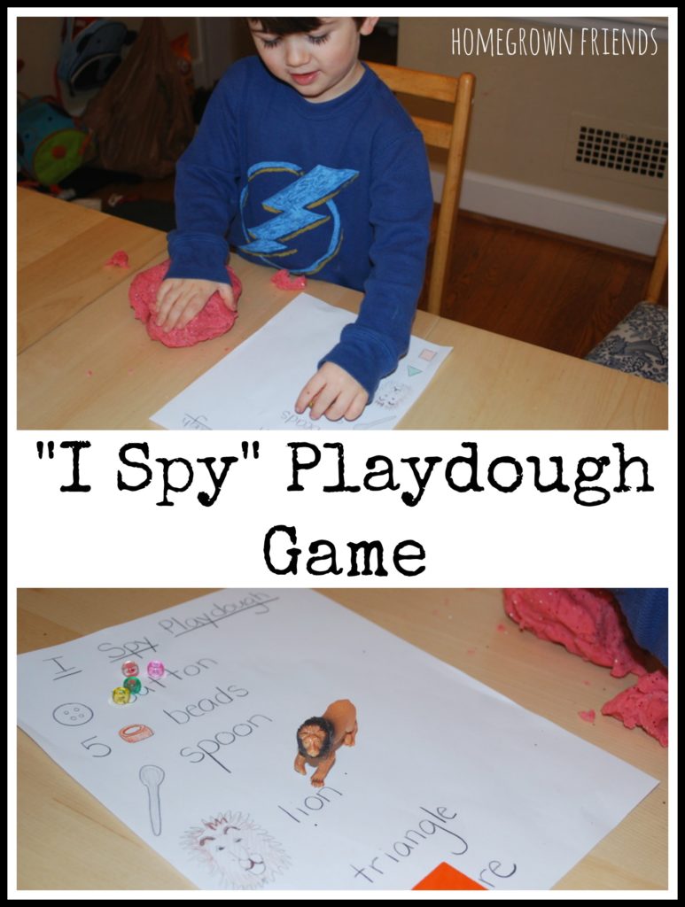 Name Search Playdough Game - Homegrown Friends