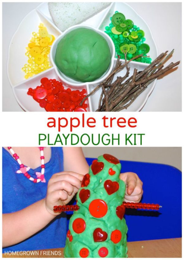 Apple Tree Playdough Kit - Homegrown Friends