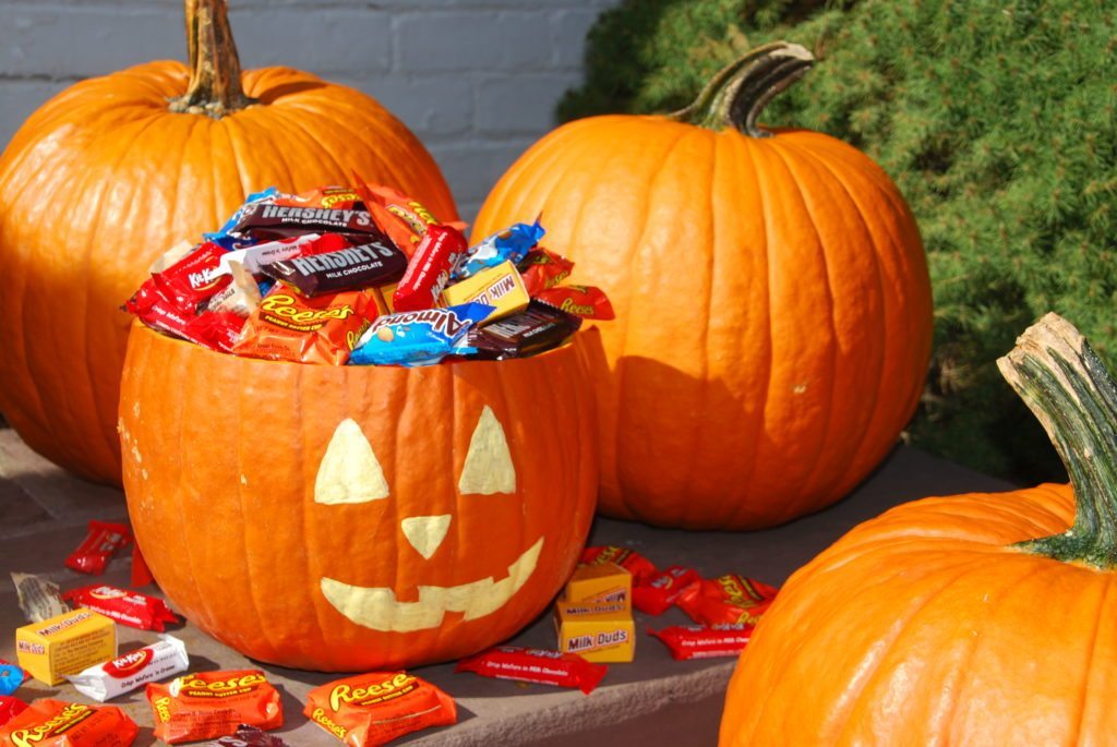 Halloween Pumpkin Candy Bowl