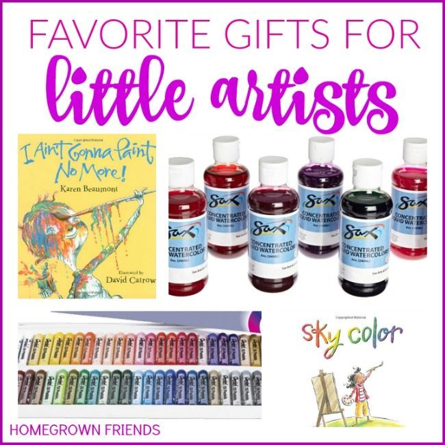 Favorite Art Themed Gifts for Children - Homegrown Friends