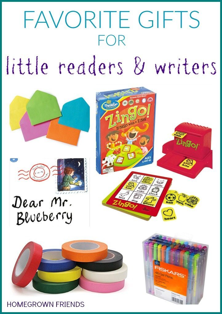 Favorite Kid Gifts for Little Readers and Writers