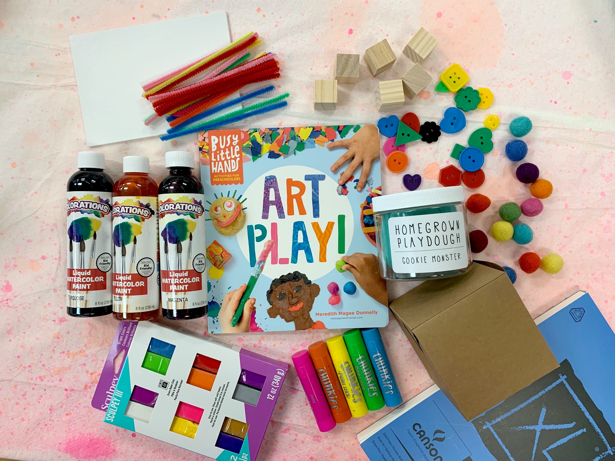 Art Kit Gift for Kids Homegrown Friends
